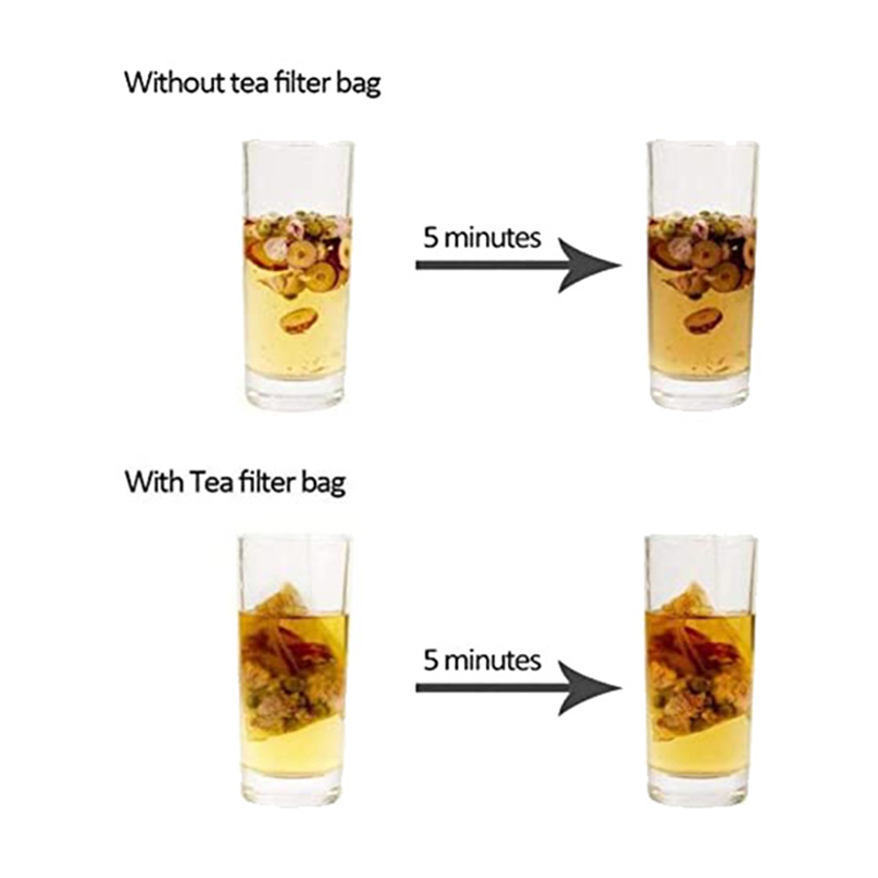 Coffee Leaves Tea - AT19-6000 팩 차 필터 백, 느슨한