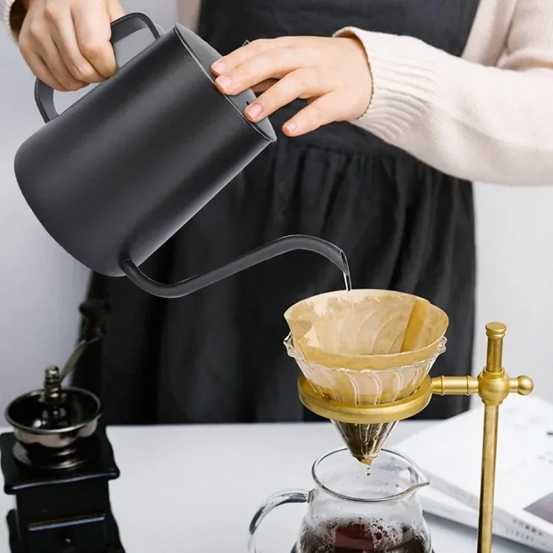 Tea And Coffee Kettle - 350/600ML 스테인레스 스틸 드립 주전자 백조