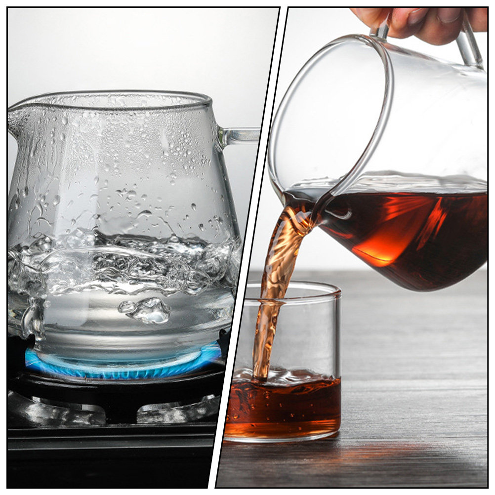 Tea And Coffee Kettle - 1개 650ml 고급 투명 유리 주전자,