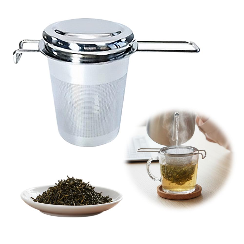 1개입 루즈리프 티 인퓨저 스테인리스 스틸 이중 손잡이 - Coffee Leaves Tea 리뷰 및 가격