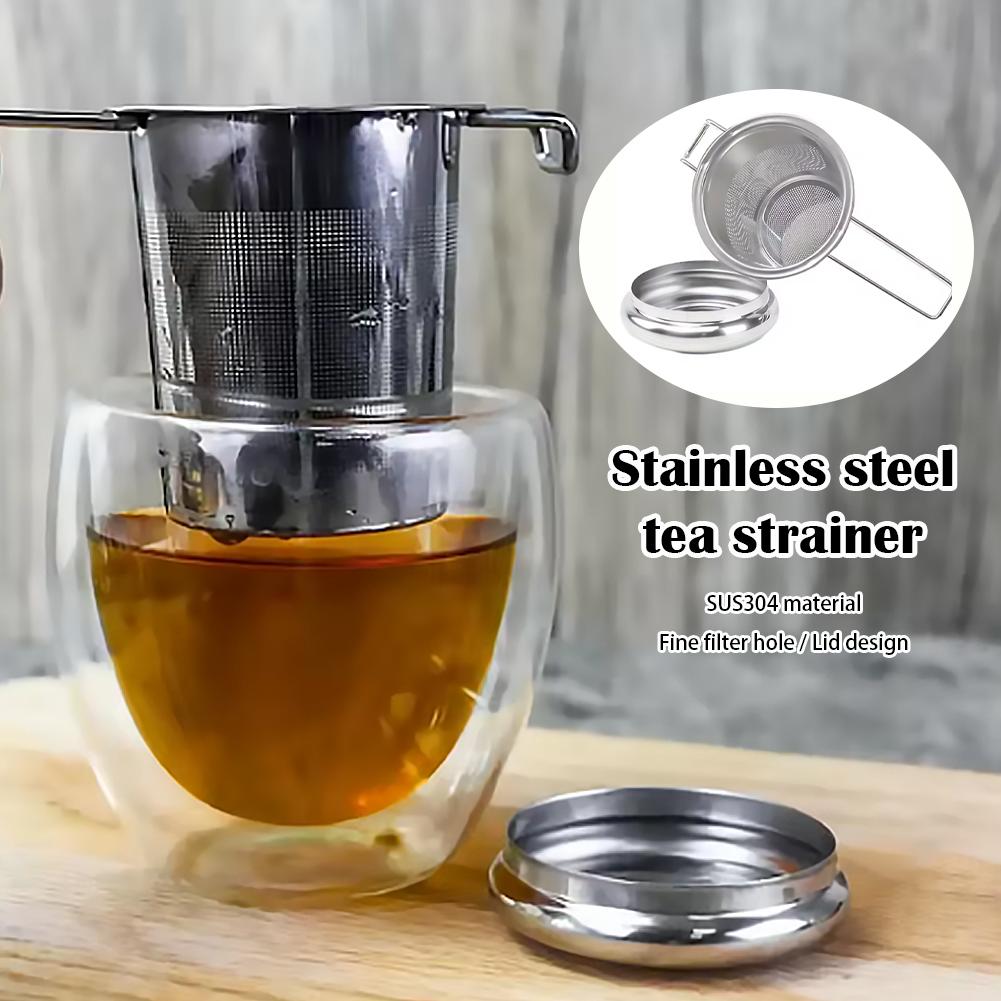 1개입 루즈리프 티 인퓨저 스테인리스 스틸 이중 손잡이 - Coffee Leaves Tea 리뷰 및 가격