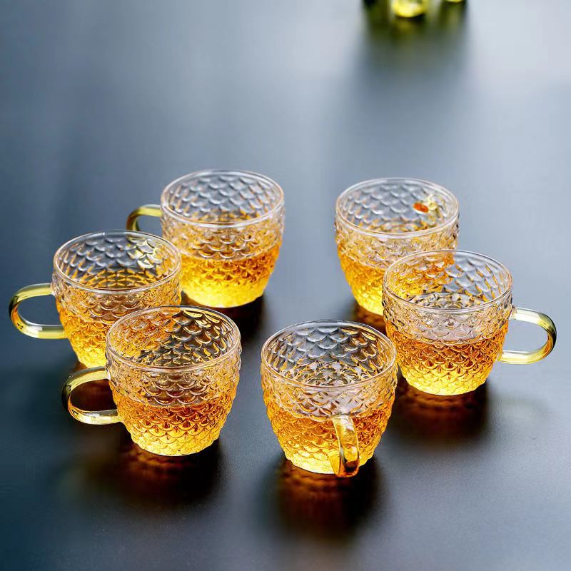 가정용 작은 유리 찻잔 세트, 커피 컵 세트, 찻물컵  - Tea Coffee Pot Set 리뷰 및 가격