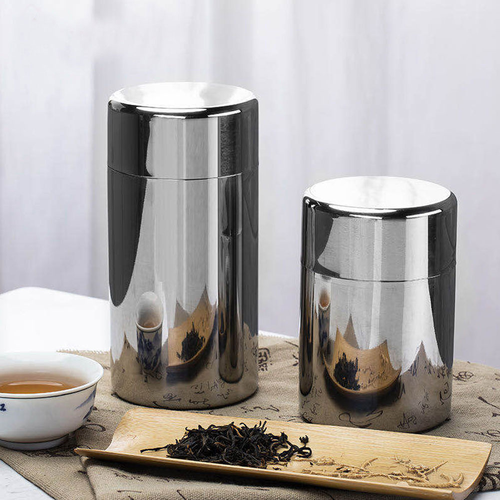 휴대용 304 스테인리스 스틸 밀폐 차잎 보관 용기 커 - Coffee Leaves Tea 리뷰 및 가격