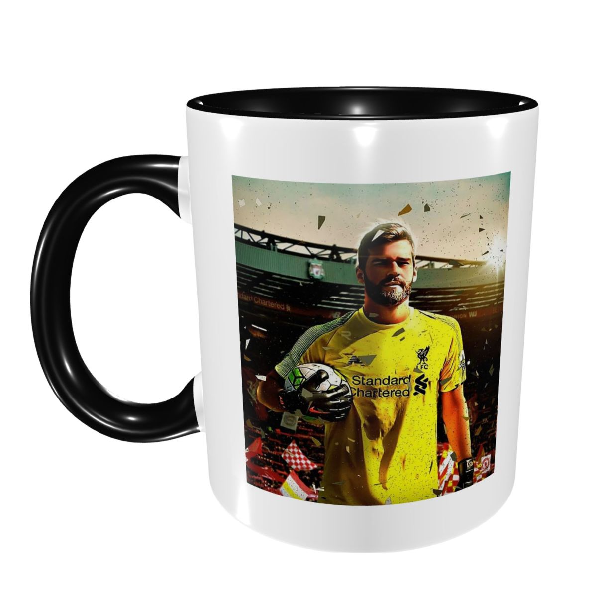 Alisson Becker 벽지 머그 재미있는 세라믹  - Wallpaper Coffee And Tea 리뷰 및 가격