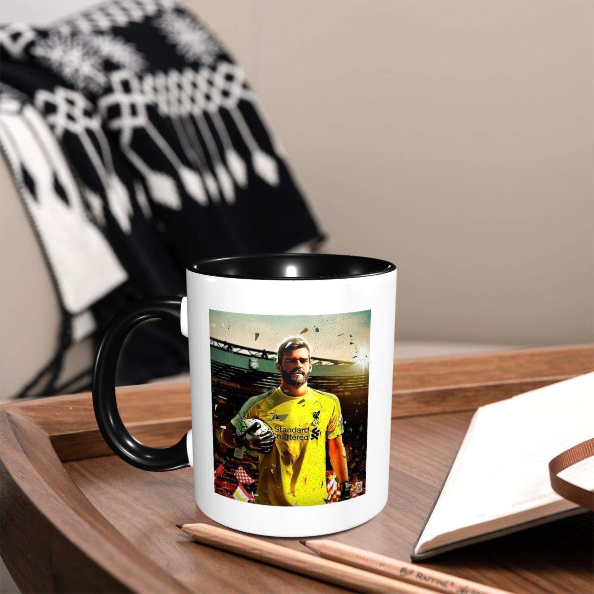 Alisson Becker 벽지 머그 재미있는 세라믹  - Wallpaper Coffee And Tea 리뷰 및 가격