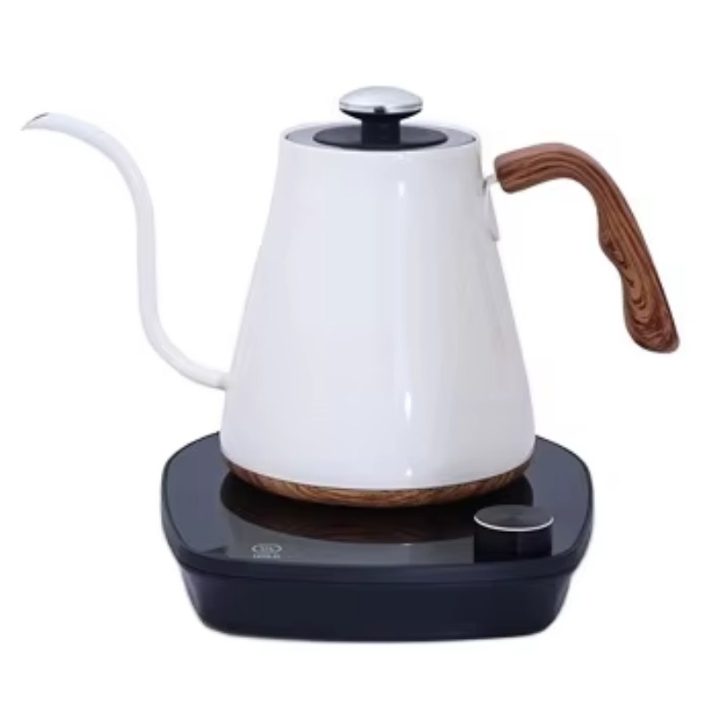 스마트 우드 그레인 전기 구스넥 주전자, 온도 조절 기 - Tea And Coffee Kettle 리뷰 및 가격