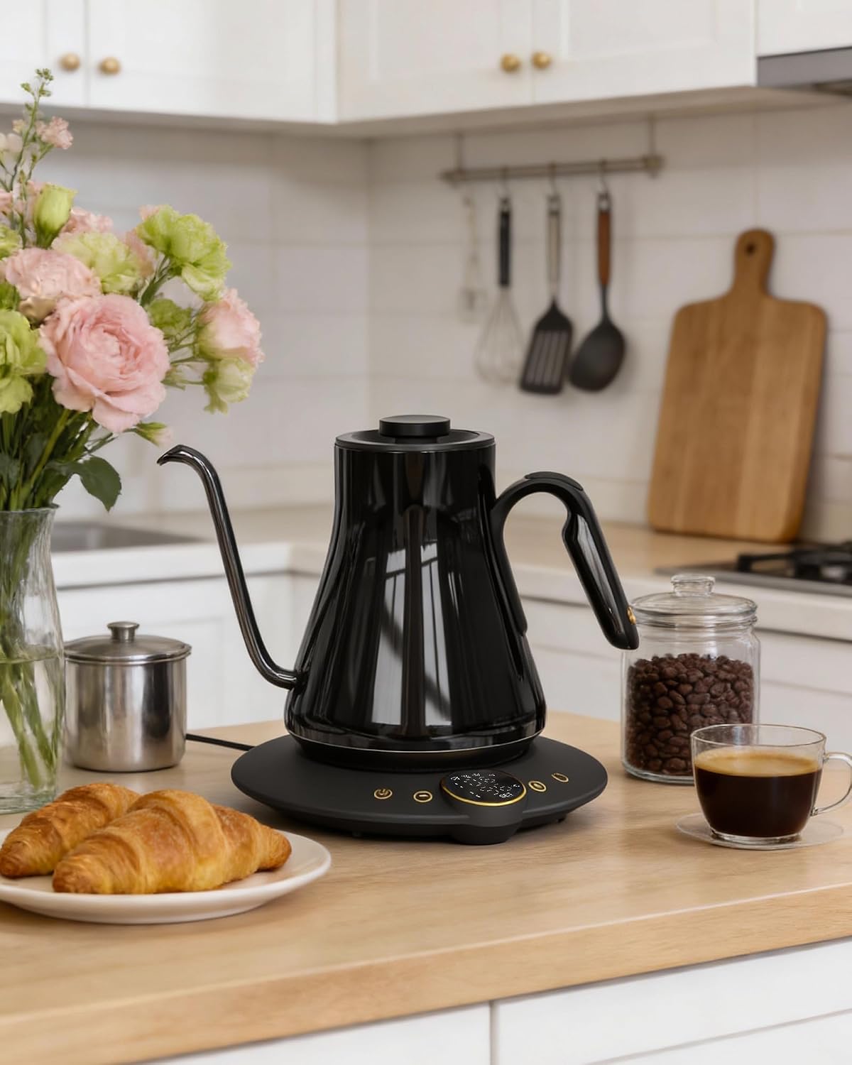 구즈넥 전기 주전자, ±1 ° 정밀한 온도 조절, 15 - Tea And Coffee Kettle 리뷰 및 가격