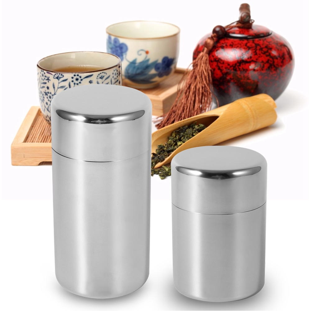 스테인레스 스틸 찻잎 통 용기, 차 커피 설탕 보관 통 - Coffee Leaves Tea 리뷰 및 가격