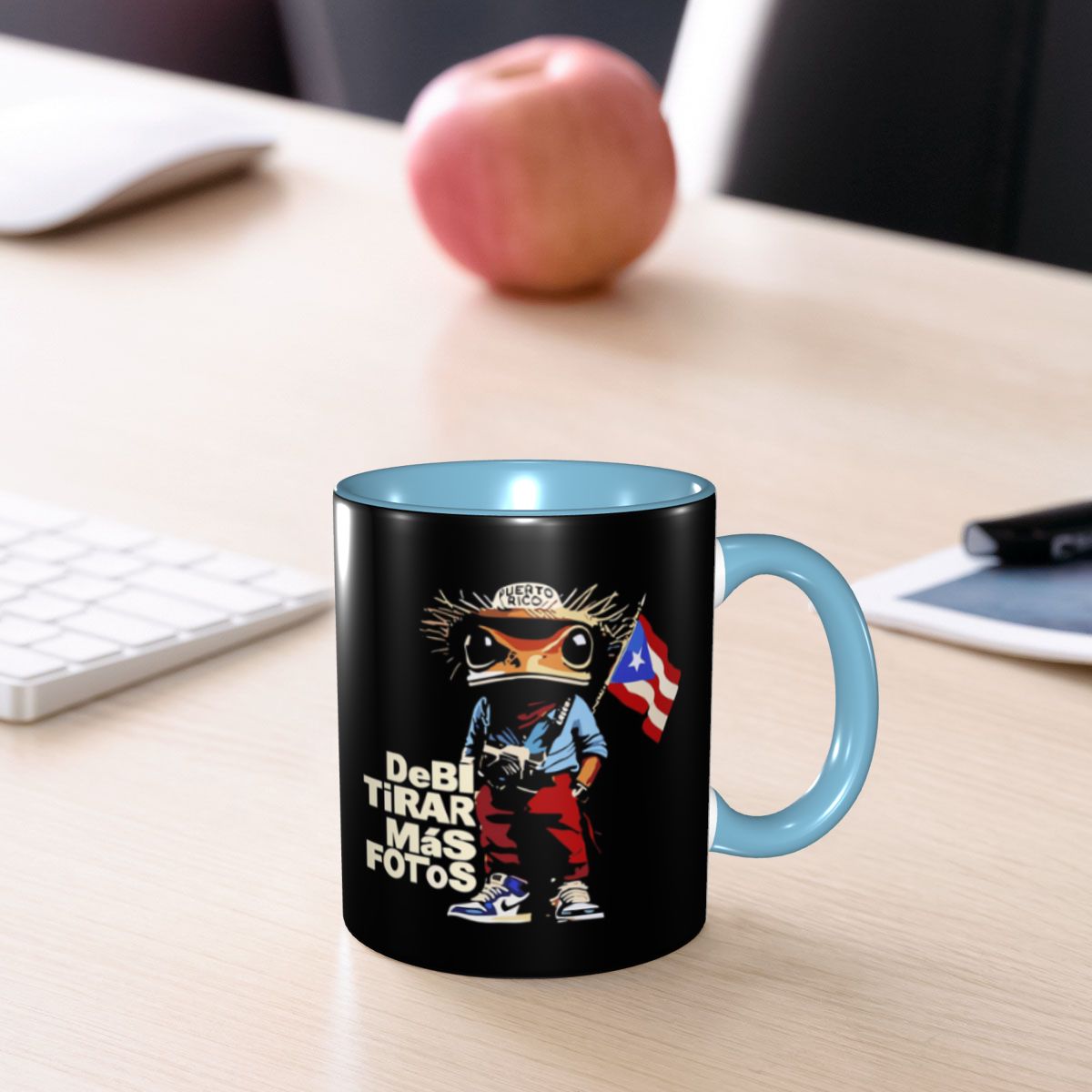 배드 버니 DTMF Debi Tirar Mas Foto - Coffee Tea Cup Foto 리뷰 및 가격