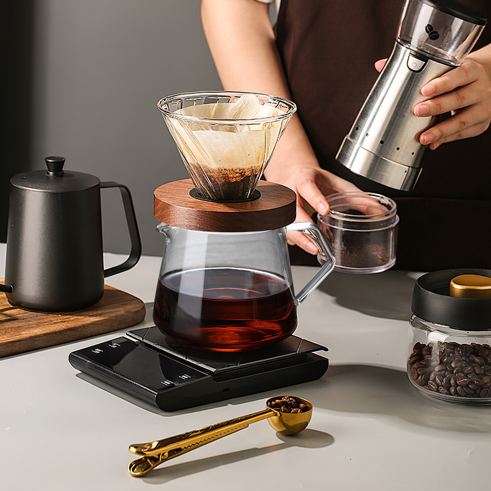 1개 650ml 고급 투명 유리 주전자, 냉온 음료,  - Tea And Coffee Kettle 리뷰 및 가격