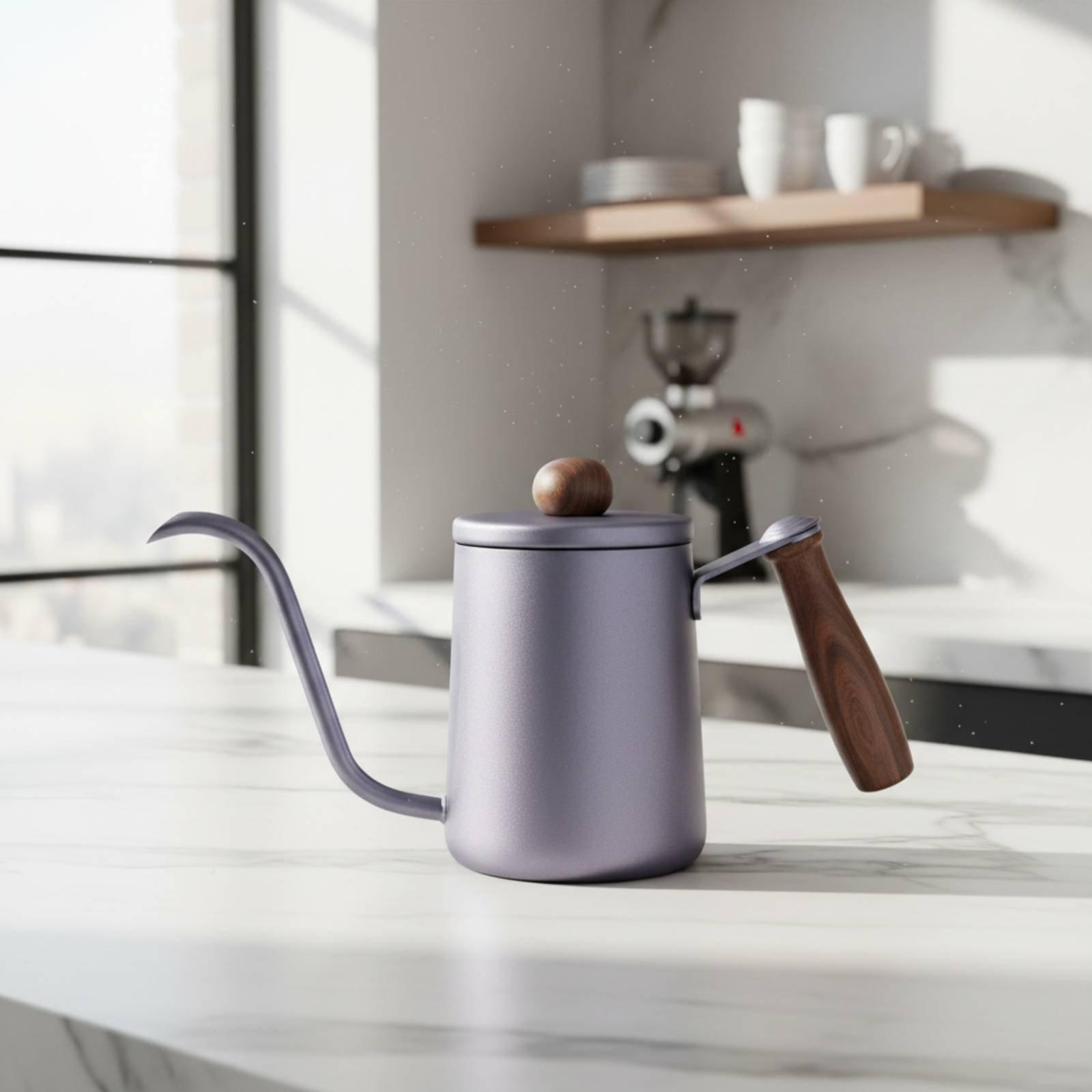 일본식 커피 주전자 나무 손잡이 내열 푸어오버 포트 차 - Tea And Coffee Kettle 리뷰 및 가격