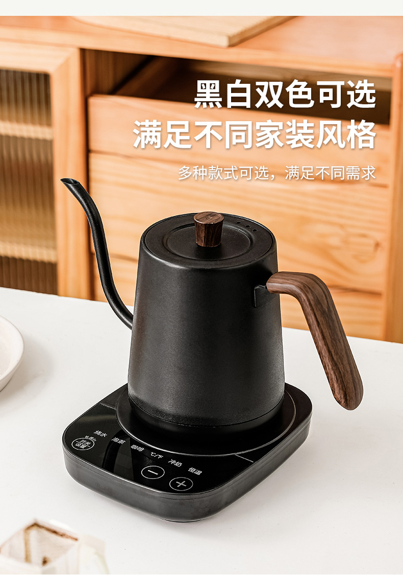 스테인리스 스틸 소형 온도 조절 전기 구스넥 주전자 ( - Tea And Coffee Kettle 리뷰 및 가격