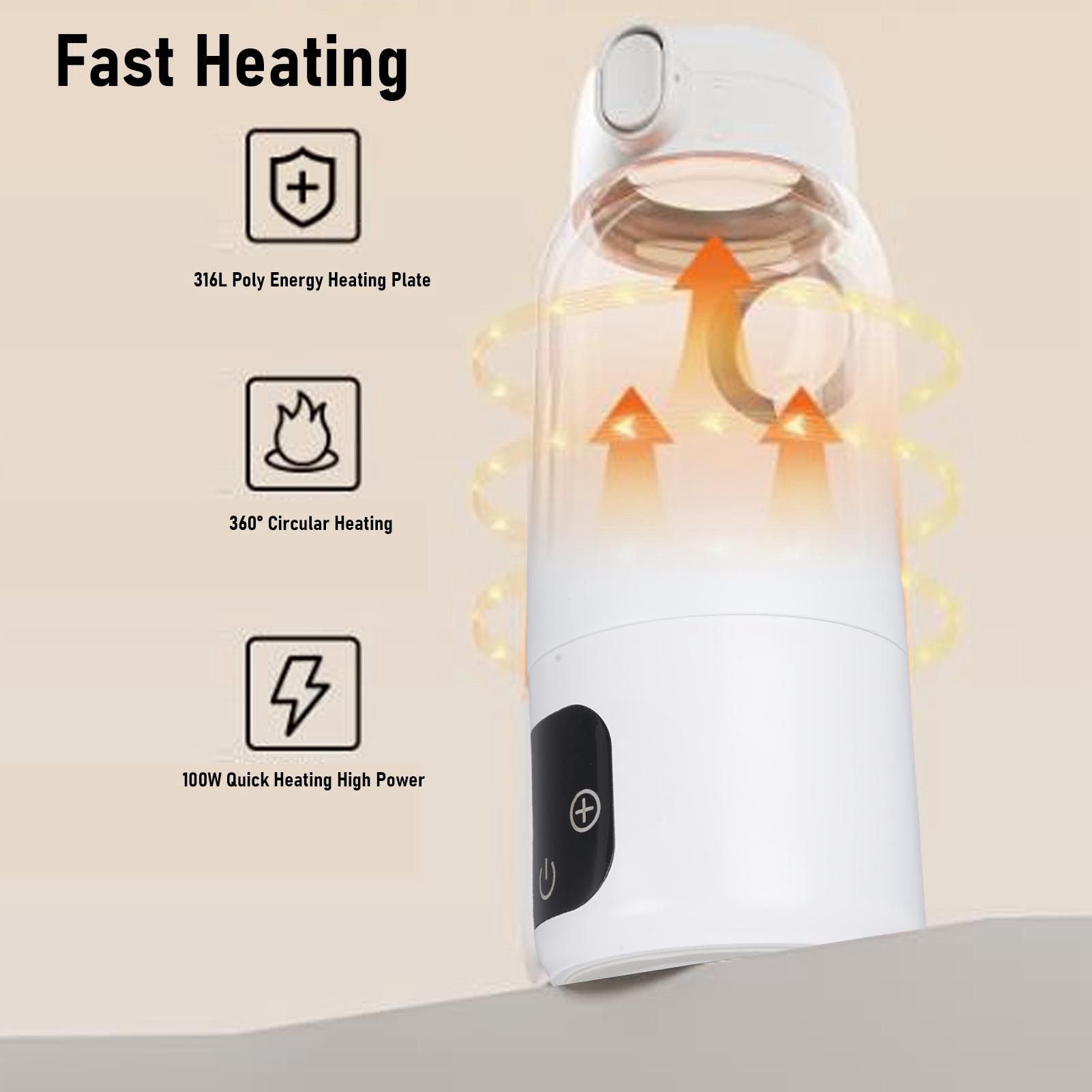 USB PD 고속 충전 휴대용 전기 주전자 316 스테 - Tea And Coffee Kettle 리뷰 및 가격