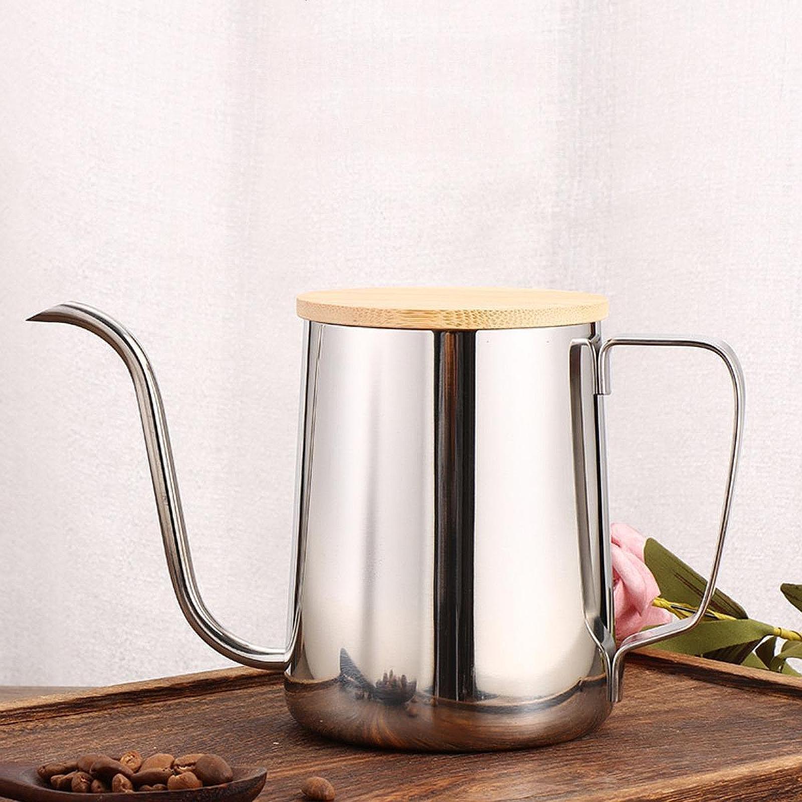 주전자 캠핑 커피 포트 600ml 긴 주둥이 차 주전자 - Tea And Coffee Kettle 리뷰 및 가격