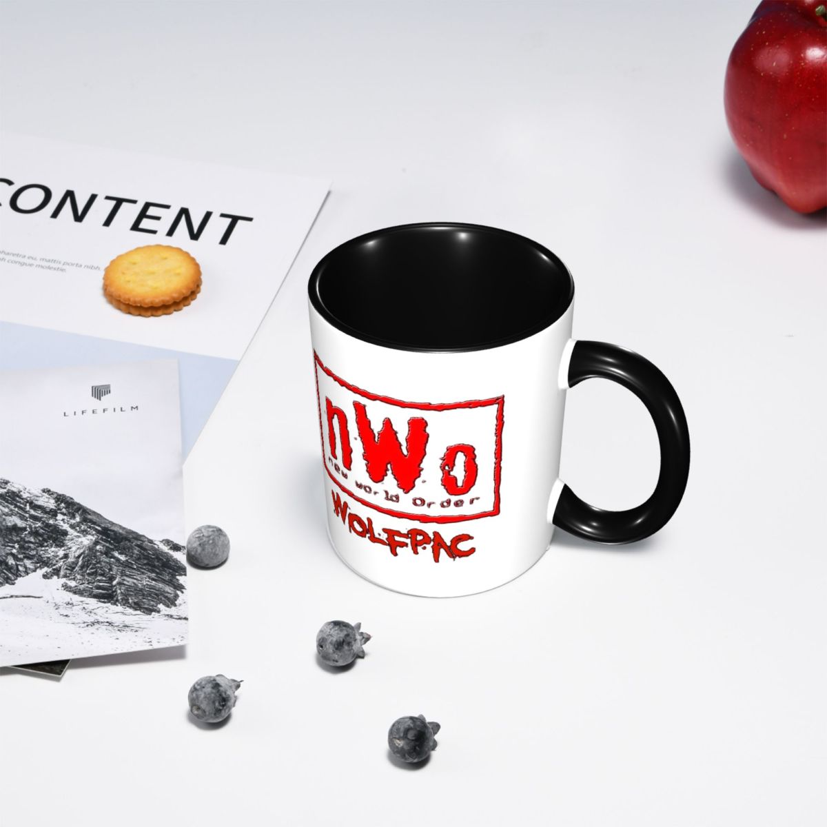 NWO 새로운 세계 질서 레슬링 머그 재미있는 세라믹  - Coffee Tea World 리뷰 및 가격