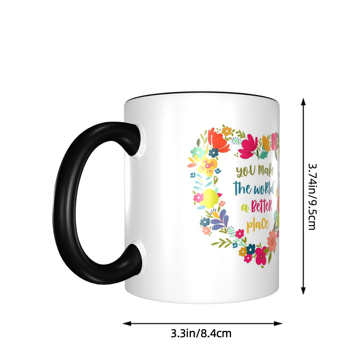 당신은 세상을 더 나은 곳으로 만듭니다, 격려의 명언, - Coffee Tea World 리뷰 및 가격