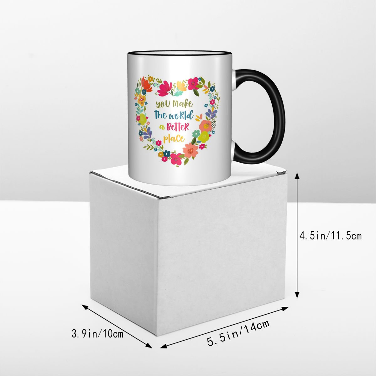당신은 세상을 더 나은 곳으로 만듭니다, 격려의 명언, - Coffee Tea World 리뷰 및 가격